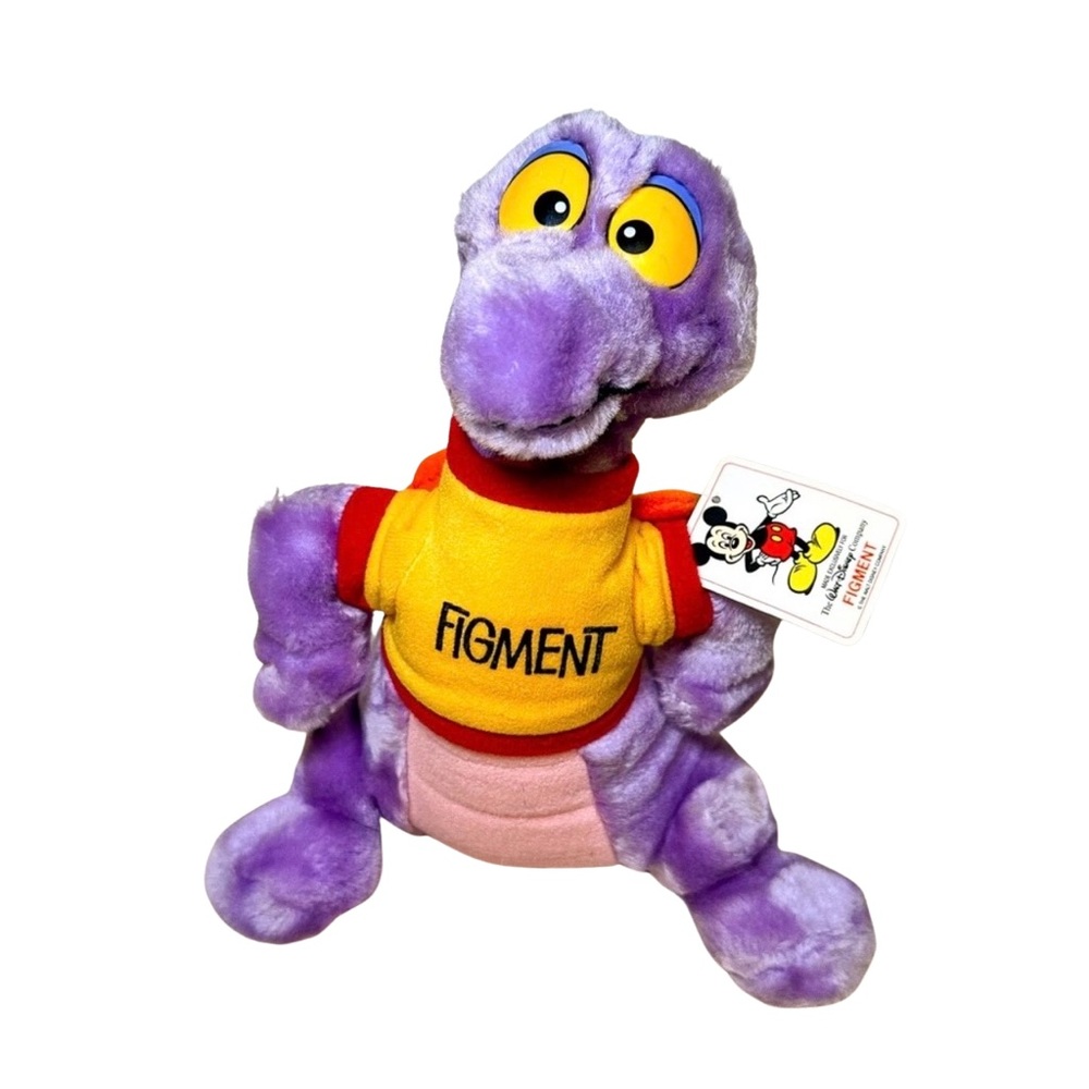 WITH TAGS Vintage Walt Disney World Epcot 1982 Figment Plush